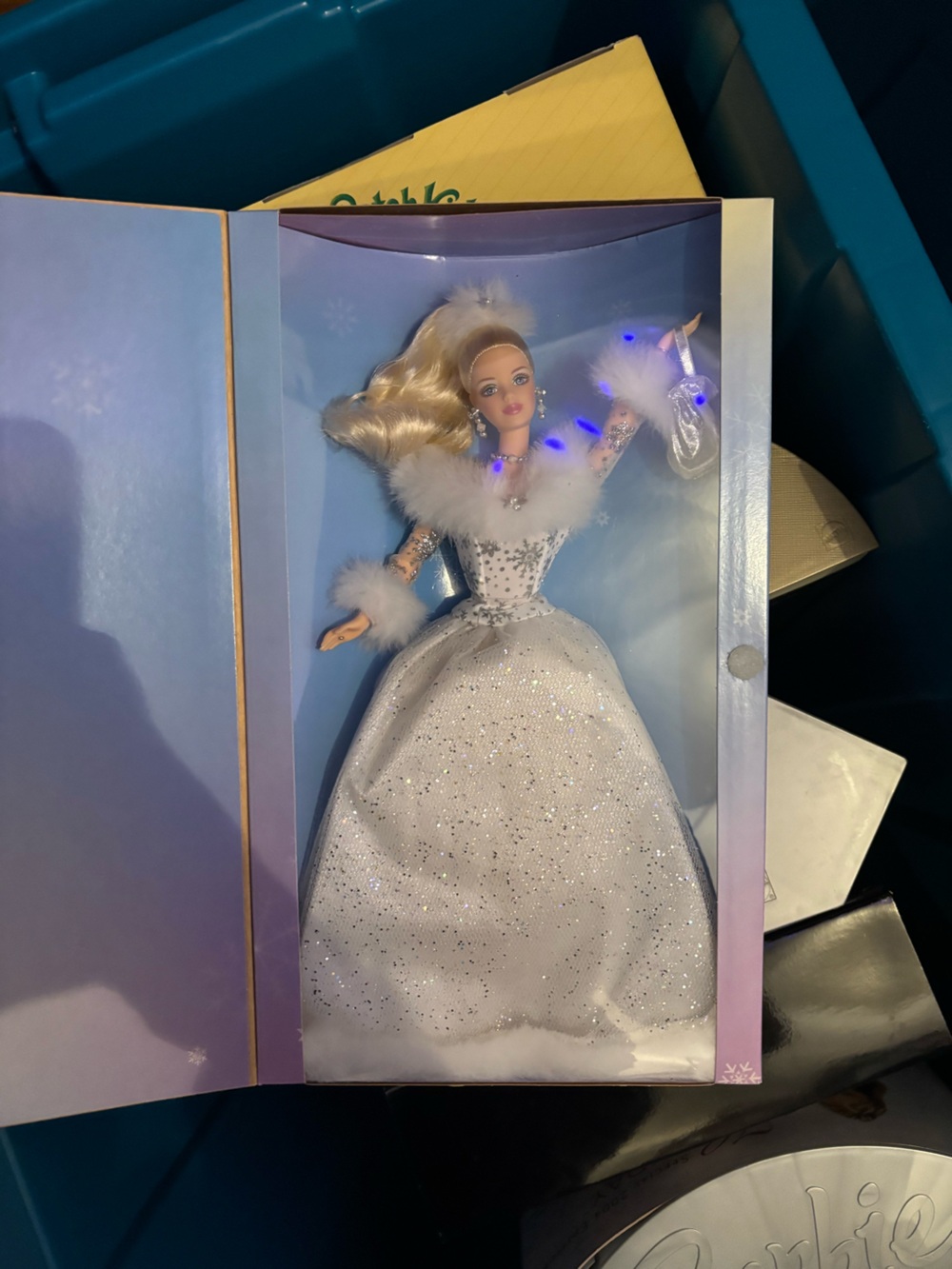 Barbie White Sparkle Holiday Gown Doll